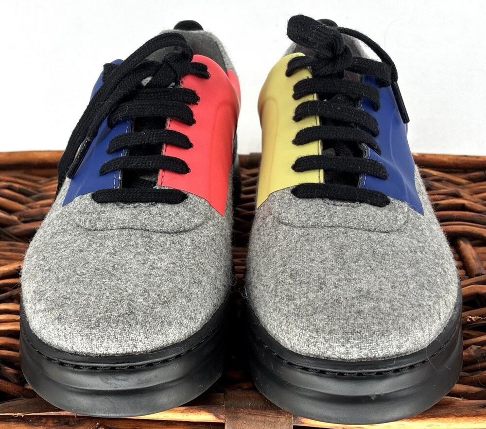 Camper TWINS K200739-001 Womens 36 Gray Multicolor Mismatched Platform Shoes
